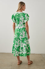 Gia Dress ~ Green Lotus