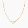 Parker Heart Necklace ~ Gold