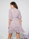 Carmella Dahlia Print Mini Dress