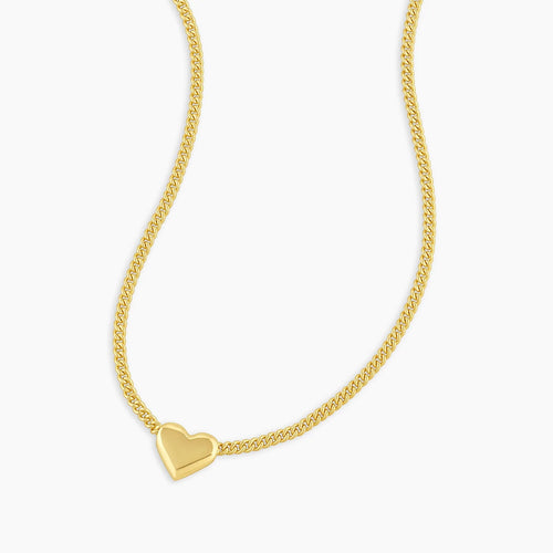 Lou Heart Charm Necklace