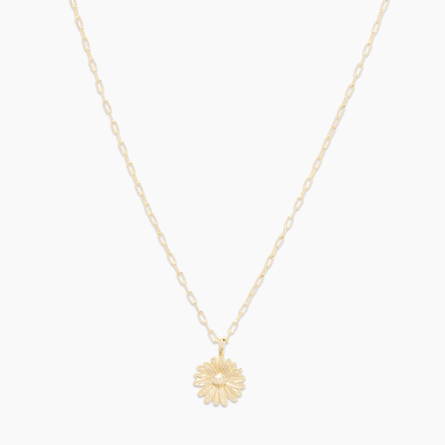 Roberto Coin 18K Yellow Gold Daisy Diamond Pendant Necklace, 17.5