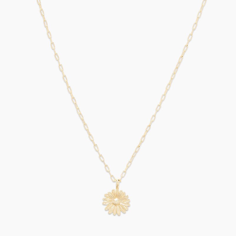 Daisy Necklace ~ Gold