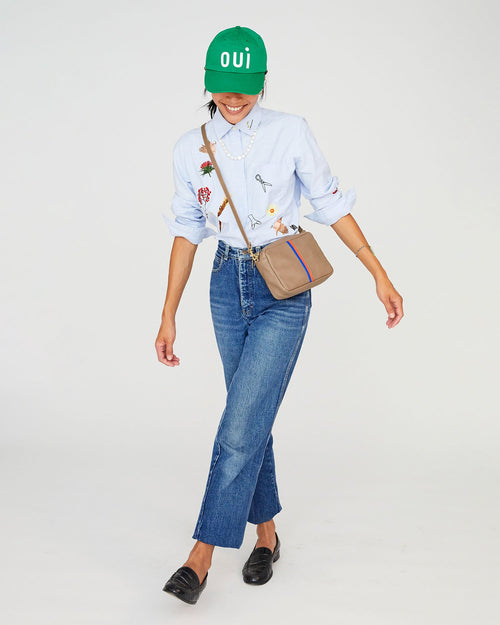 Baseball Hat ~ Green w/ Oui