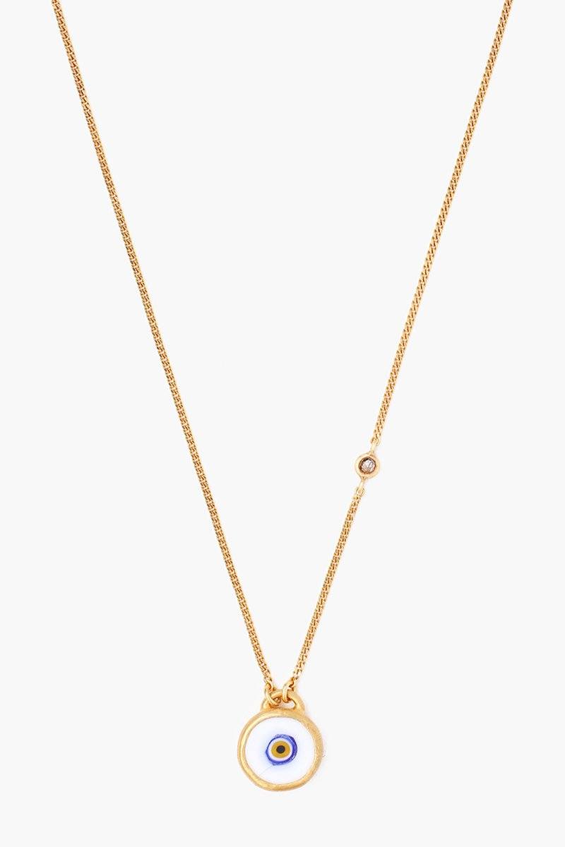 Gorjana | Madison Evil Eye Coin Necklace in Gold| FashionPass