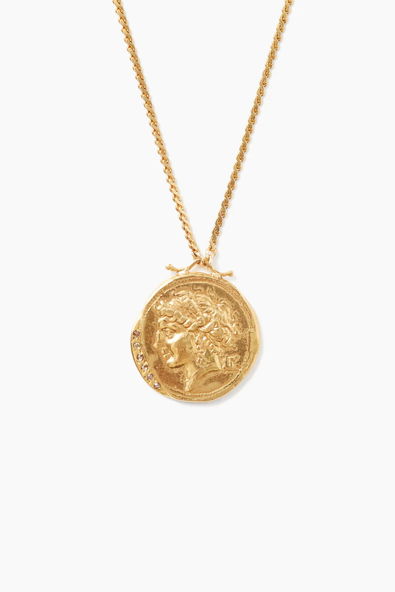 Gold Hypatia Pendant Necklace