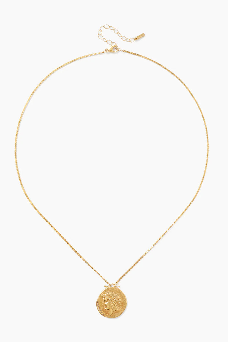 Gold Hypatia Pendant Necklace