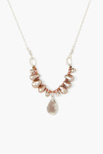 Chan Luu Pearl Tear Drop Pendent  Necklace