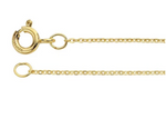 Gold Filled Gable Chain with Happy Face Charm
