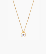 Evil Eye Necklace ~ White