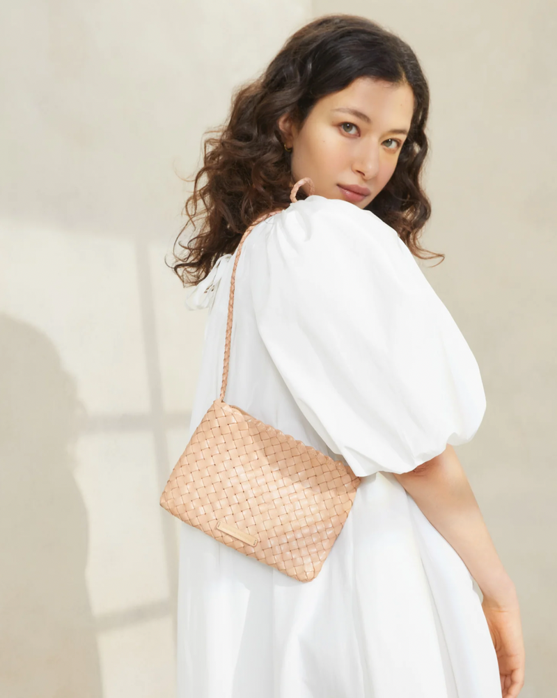 Marison Desert Sand Woven Crossbody