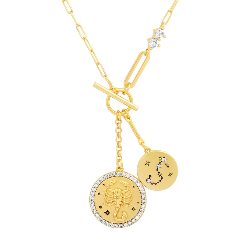 Double Coin Necklace - Crown - [Consumer]Faithworks