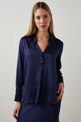 Nissa Top ~ Navy