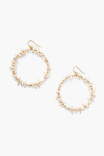 Seychelles Hoops ~ White Mother of Pearl