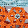Marigold Crochet Mini Tote ~ Papaya