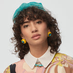 Gumball Button Earrings ~ Canary Yellow