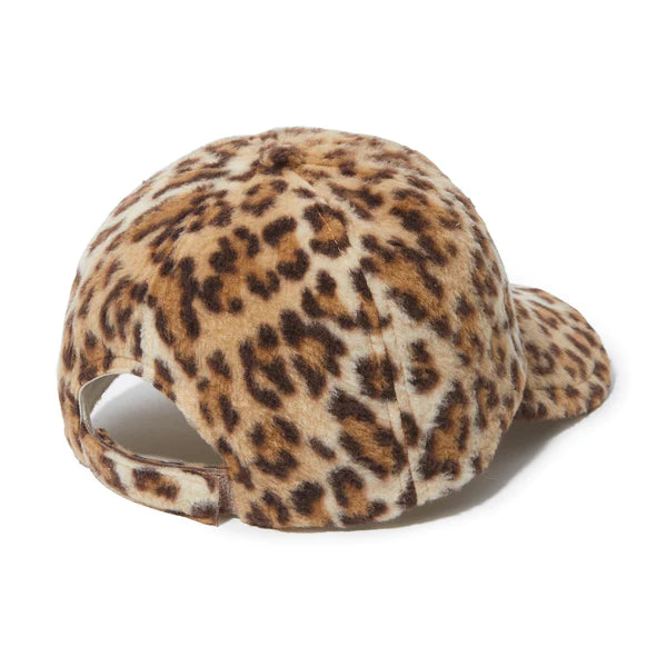 Leopard Fleece Baseball Cap