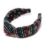 Technicolor Sequin Knotted Headband