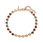 Copper Ombre Candy Crystal Necklace