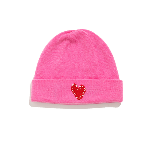 Love Cashmere Beanie ~ Pop Pink