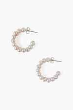 Mini Pearl Earrings ~ Pink