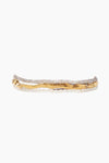 Labradorite Gold Wave Naked Wrap Bracelet