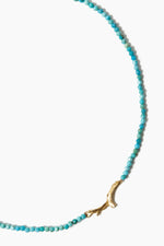 Gold Coral Branch Necklace