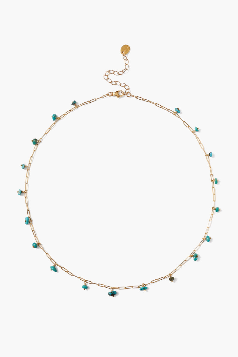 Chain Necklace ~ Turquoise